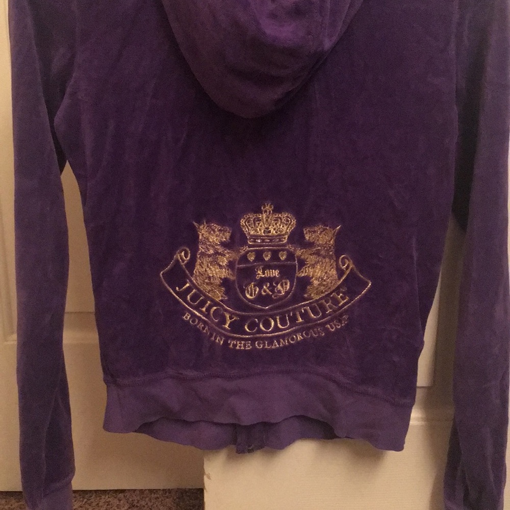 Juicy Couture velour jacket.